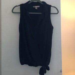 Black sleeveless forever21 top